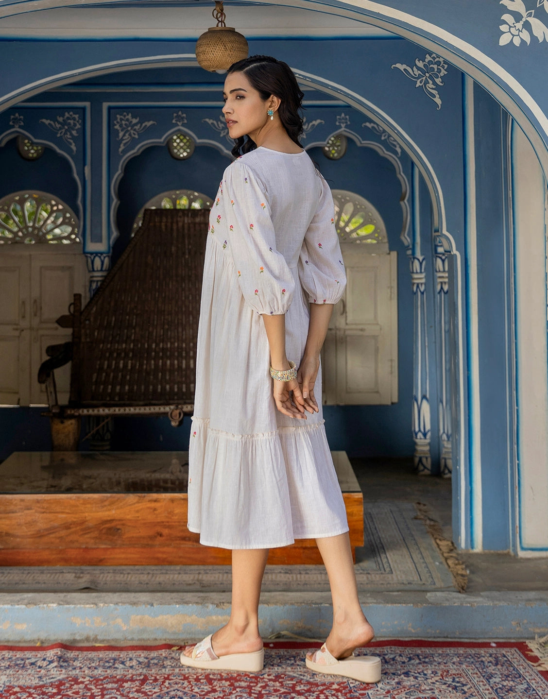 Off White Embroidered Dress Off White Cotton Dress Embroidered Short Dress Women's Cotton Off White Embroidered Dress Off White Cotton Dress Embroidered Short Dress Women's Cotton