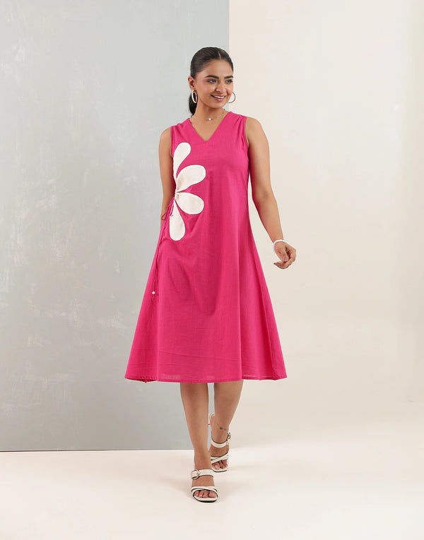HANOI PINK SOLID DRESS