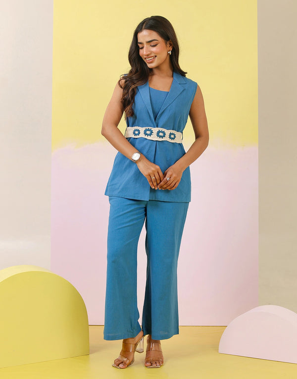 MEADOW BLUE CROCHET CO-ORD SET