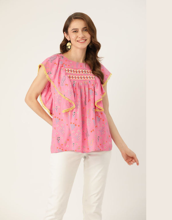 Madhu printed top