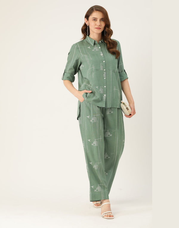 Pattaya Co-ord set of two - Green