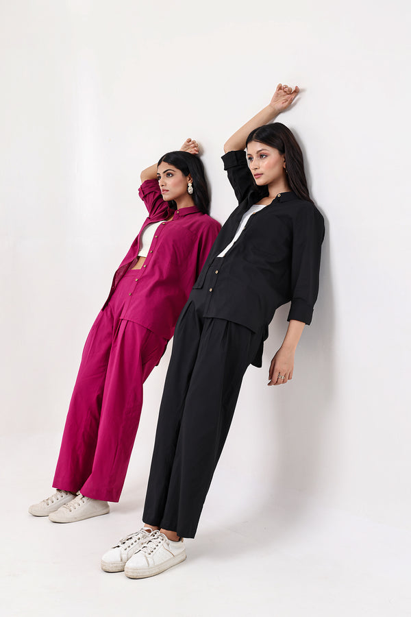 Pattaya co-ord set of 2 Magenta