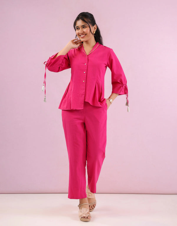 VANEESA FUCHIA PINK CO-ORD