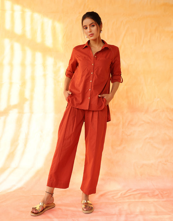 Pattaya co-ord set of 2 rust